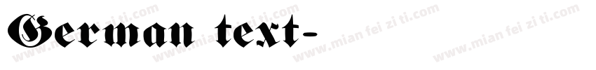 German text字体转换